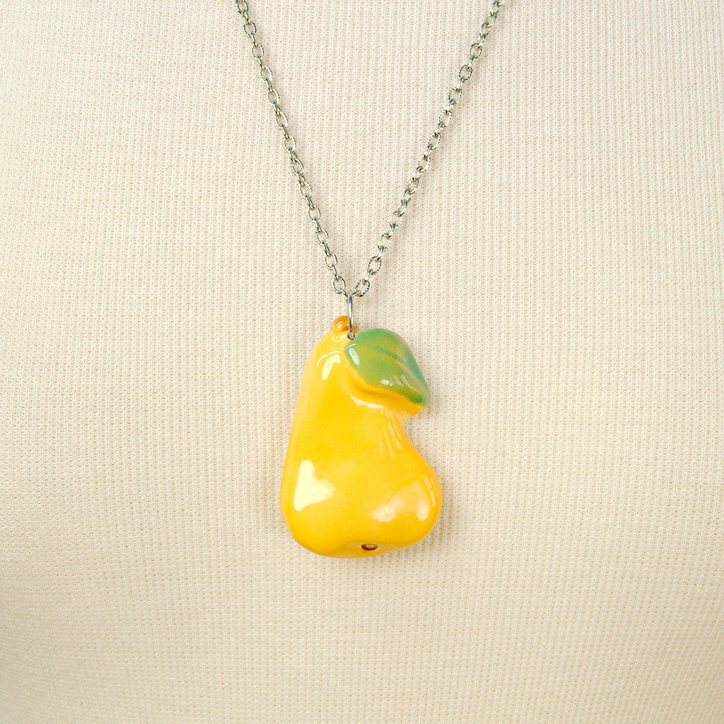 Pear Fruitopia Fruity Necklace Cats Like Us