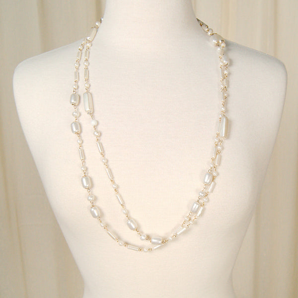 Pearl & Chain Necklace Set Cats Like Us