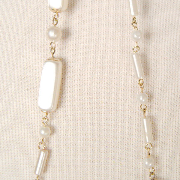Pearl & Chain Necklace Set Cats Like Us