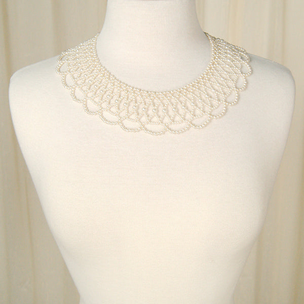 Pearl Collar Necklace Cats Like Us