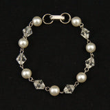 Cats Like Us Pearl and Crystal Bracelet