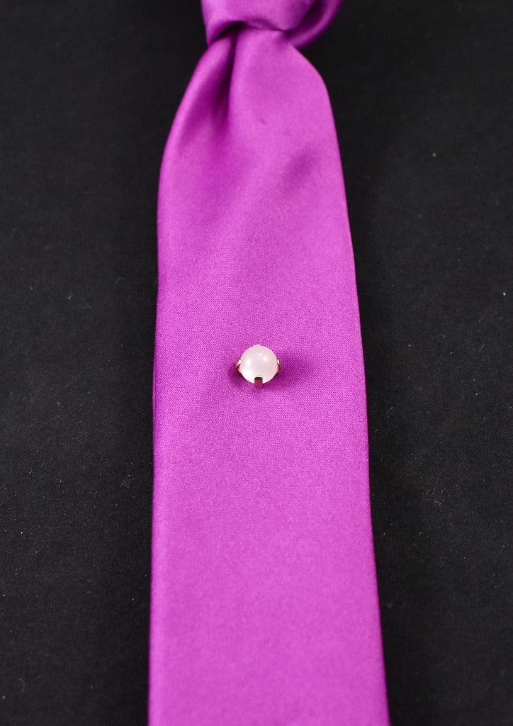 Pearlescent Stone Tie Tack Cats Like Us