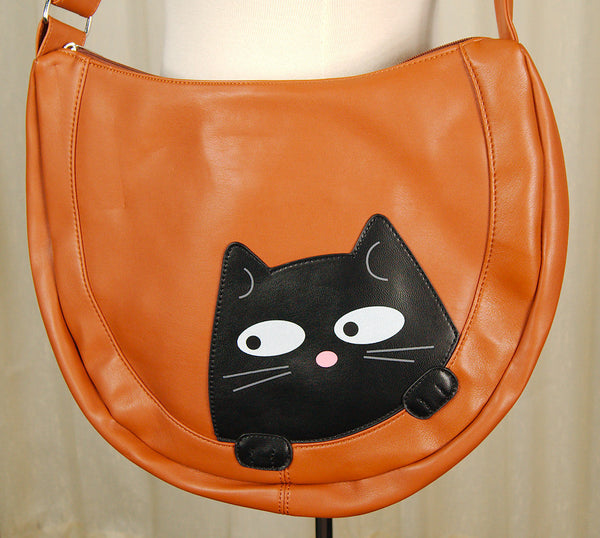 Peeking Kitty Hobo Handbag Cats Like Us