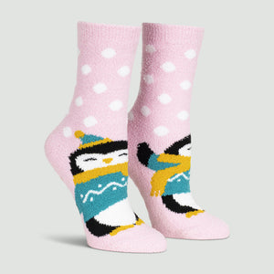 Penguin Pair Slipper Socks Cats Like Us