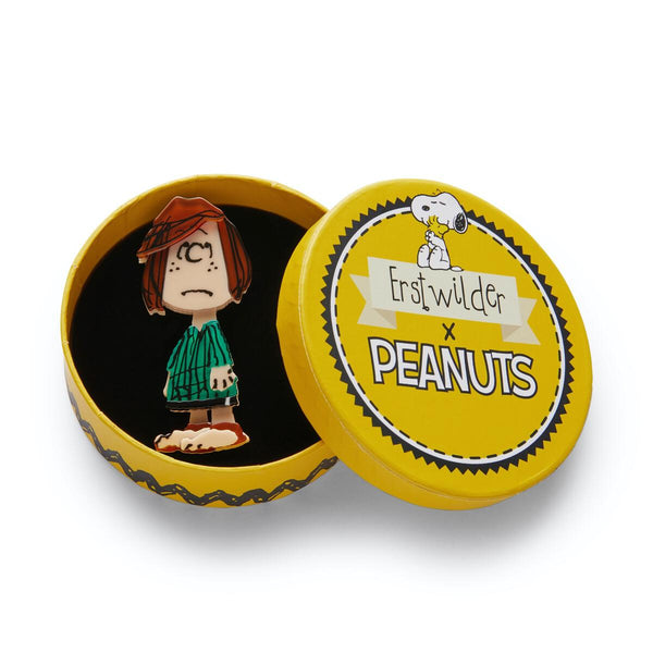 Peppermint Patty Peanuts Brooch Cats Like Us