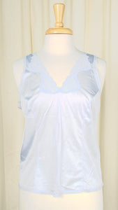 Periwinkle Blue Lace Vintage Camisole Cats Like Us