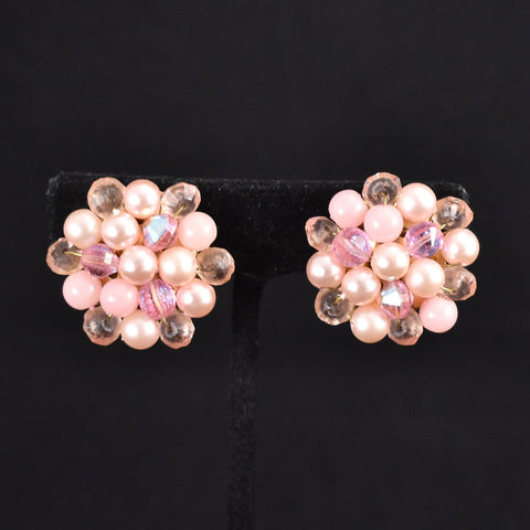 Pink Aurora Pearl Earrings Cats Like Us
