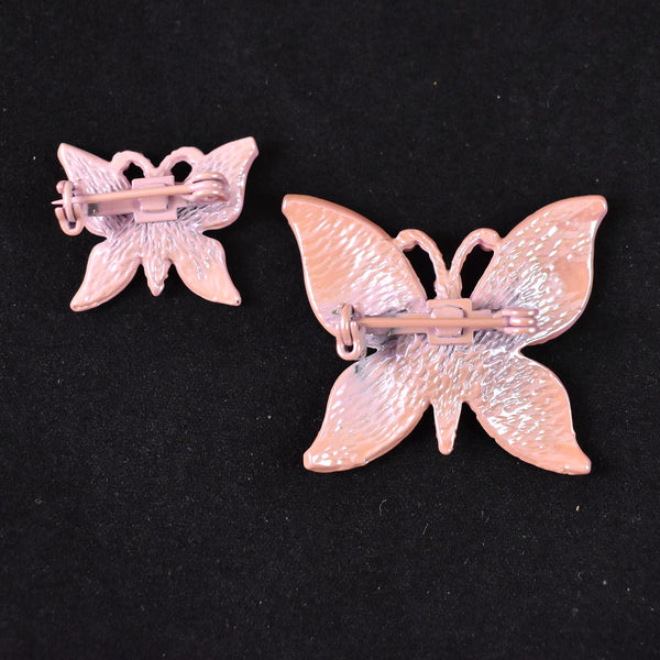 Pink Butterfly Vintage Scatter Pins Cats Like Us