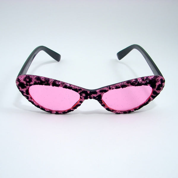 Pink Fuzzy Leopard Sunglasses – Cats Like Us - Main Image