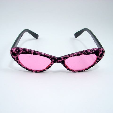 Pink Fuzzy Leopard Sunglasses Cats Like Us