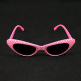Cats Like Us Pink Meow Polka Dot Sunglasses