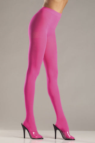Pink Opaque Nylon Tights Cats Like Us