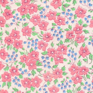 Pink and Blue Floral Vintage Apron Cats Like Us