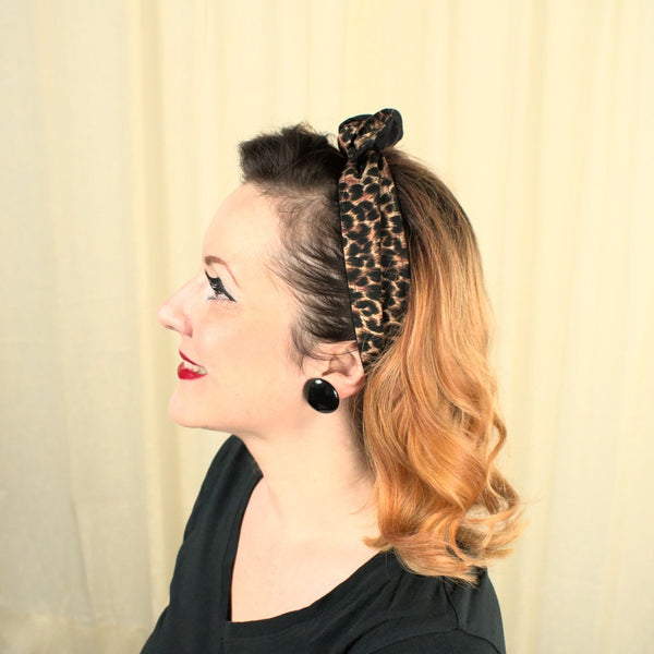 Pinup Leopard Print Hair Tie Cats Like Us