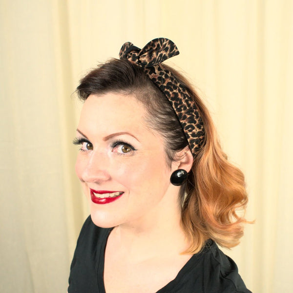 Pinup Leopard Print Hair Tie Cats Like Us