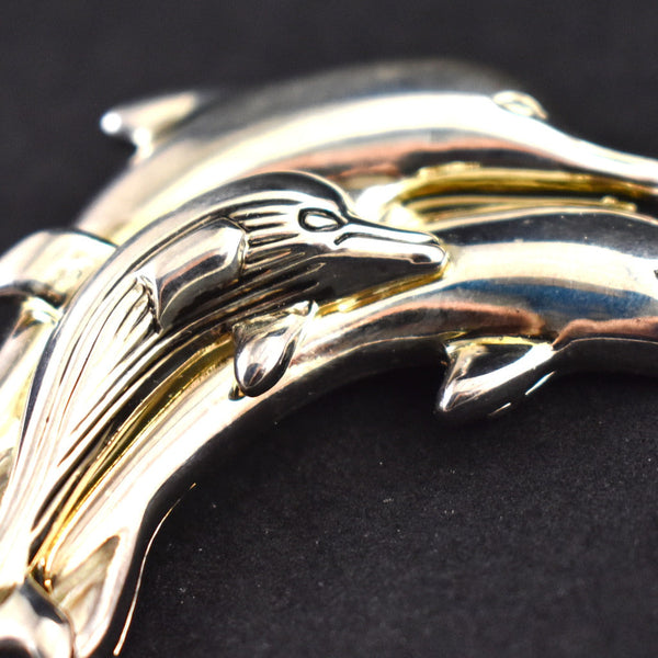 Pod of Dolphins Brooch Pendant Cats Like Us