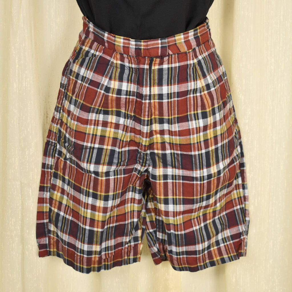 Prince of Chester Vintage 1950s Plaid Bermuda Shorts Cats Like Us