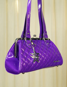 Purple Cosmic Handbag Cats Like Us