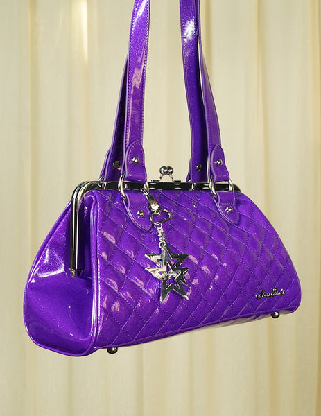 Purple Cosmic Handbag Cats Like Us