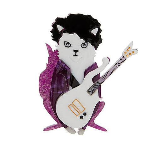 Purple Rain Prince Cat Brooch Cats Like Us