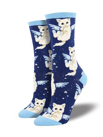 Purrfect Angel Cat Socks Cats Like Us