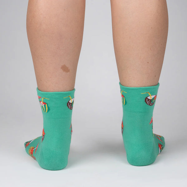 Where My Beaches At? Cocktail Cuff Socks