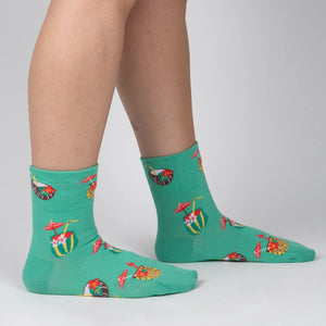 Where My Beaches At? Cocktail Cuff Socks