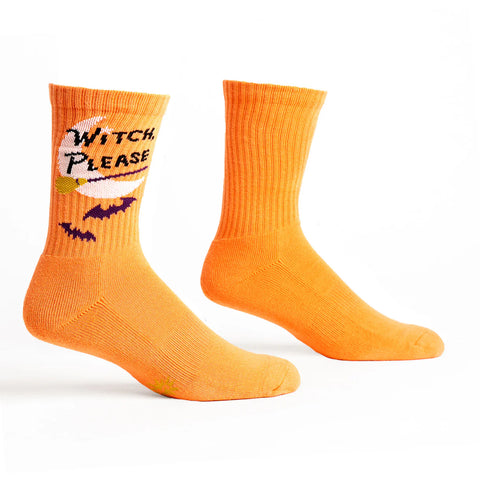 Witch Please Ribbed Crew Socks