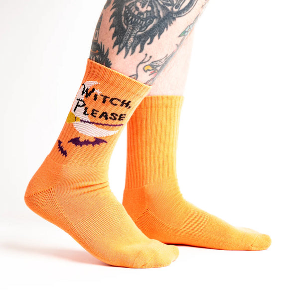Witch Please Ribbed Crew Socks