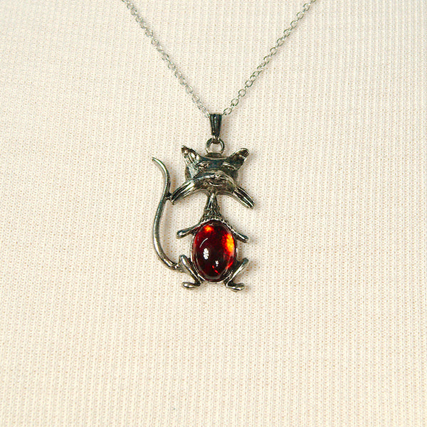 Red Cool Cat Necklace Cats Like Us
