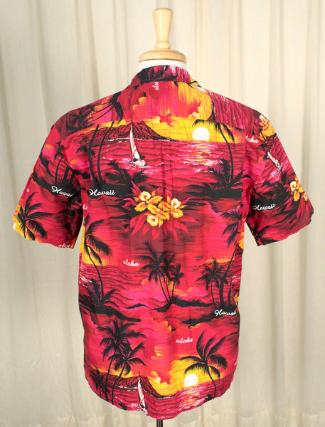 Red Palm Tree Sunset Shirt Cats Like Us