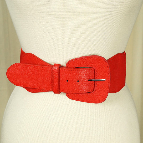 Red Pinup Cinch Belt Cats Like Us
