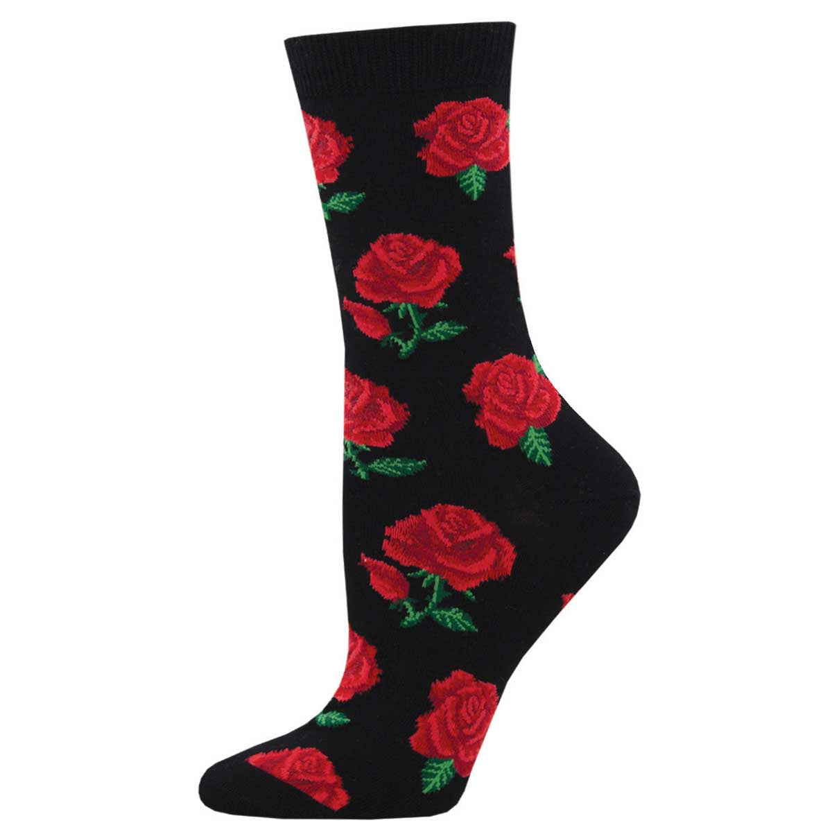 Red Rosy Toes Socks Cats Like Us