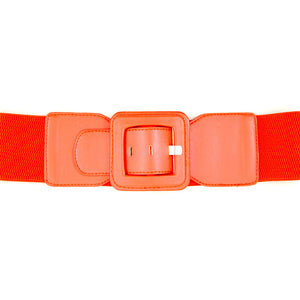 Red Square Cinch Belt Cats Like Us