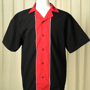 Red Swingmaster Bowling Shirt Cats Like Us