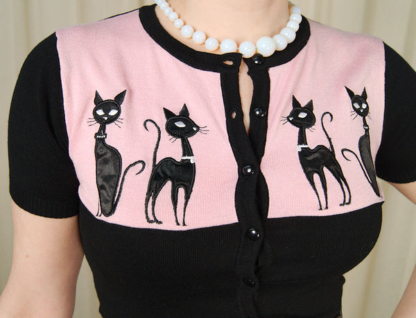 Retro Kitten Ivy Cardigan Cats Like Us