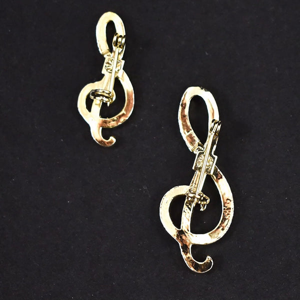 Rhinestone Clef Scatter Pins Cats Like Us
