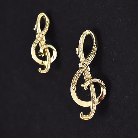 Rhinestone Clef Scatter Pins Cats Like Us