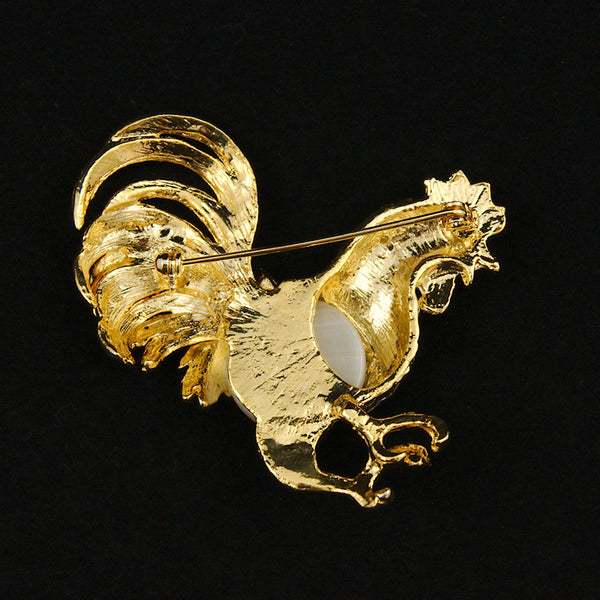 Rockin Rooster Brooch Pin Cats Like Us