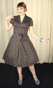 Rose 1940s Abstract Dress Cats Like Us