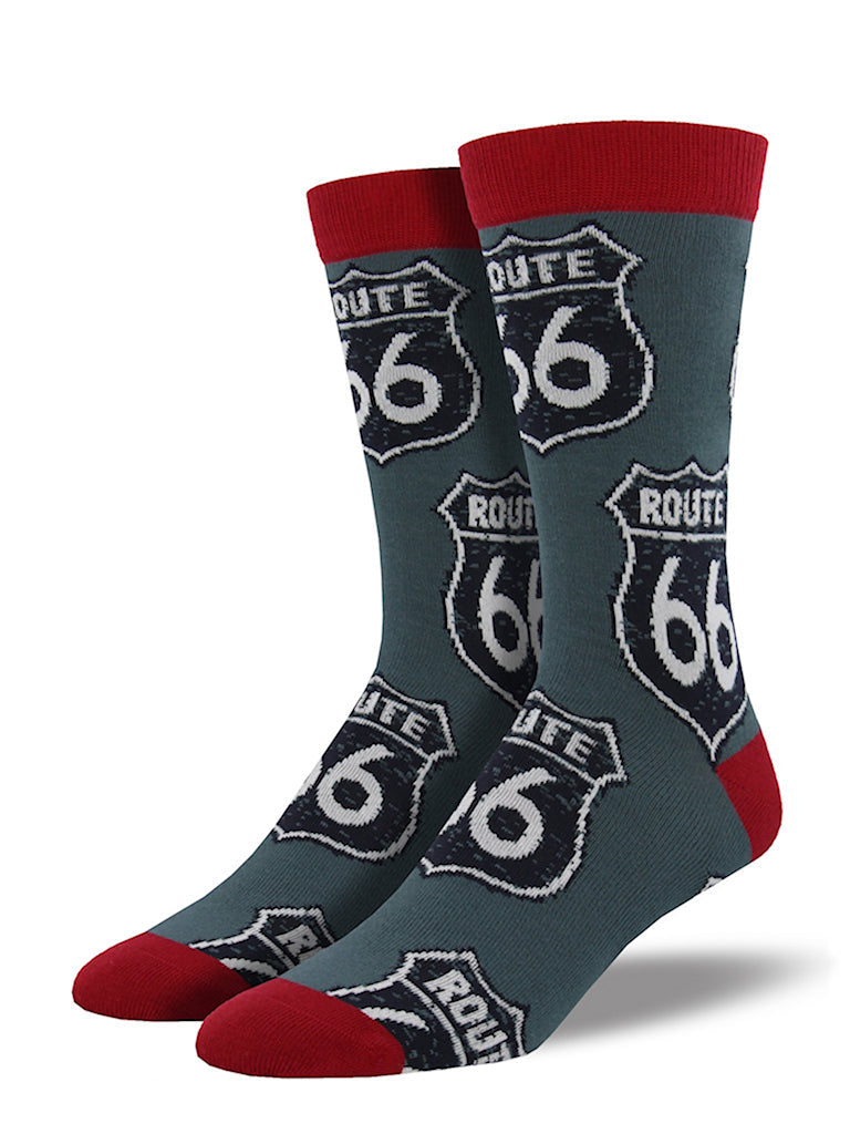Route 66 Socks Cats Like Us