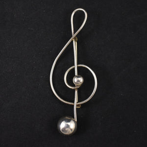 SS G Clef Brooch Pin Cats Like Us