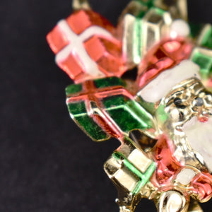Santa's Sleigh Vintage Brooch Cats Like Us