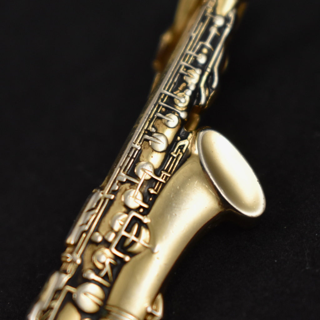 saxophone tie clip