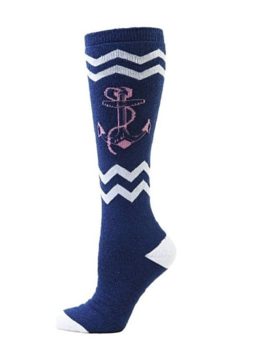 Sea Legs Anchor Knee Socks Cats Like Us