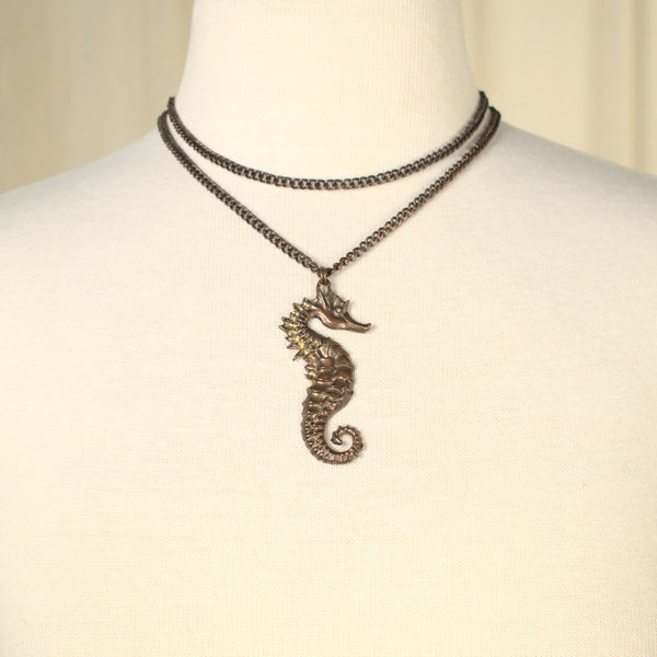 Seahorse Pendant Necklace Cats Like Us