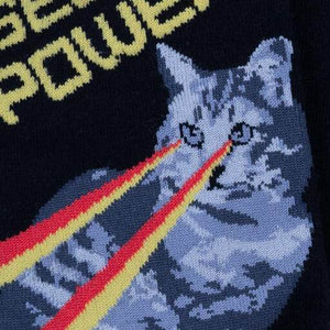 Secret Powers Cat Crew Socks Cats Like Us