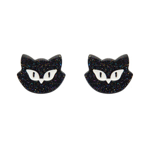 Shadow the Black Cat Earrings Cats Like Us