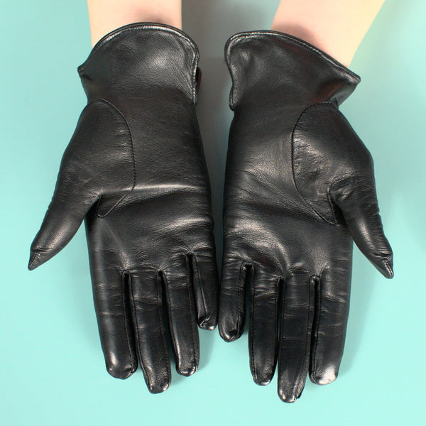 Short Leather Driving Gloves Cats Like Us