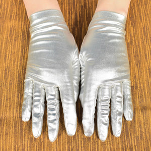 Short Silver Gloves Cats Like Us